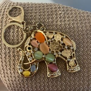 Colorful Elephant Keychain/ Purse Charm
